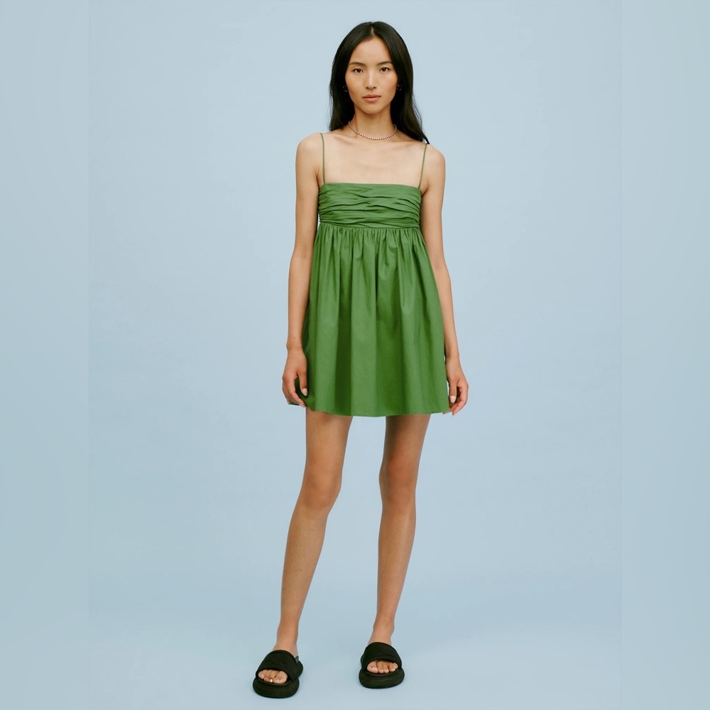 Reformation Catarina Ruched minidress. Size 4. Like new. Only worn once.